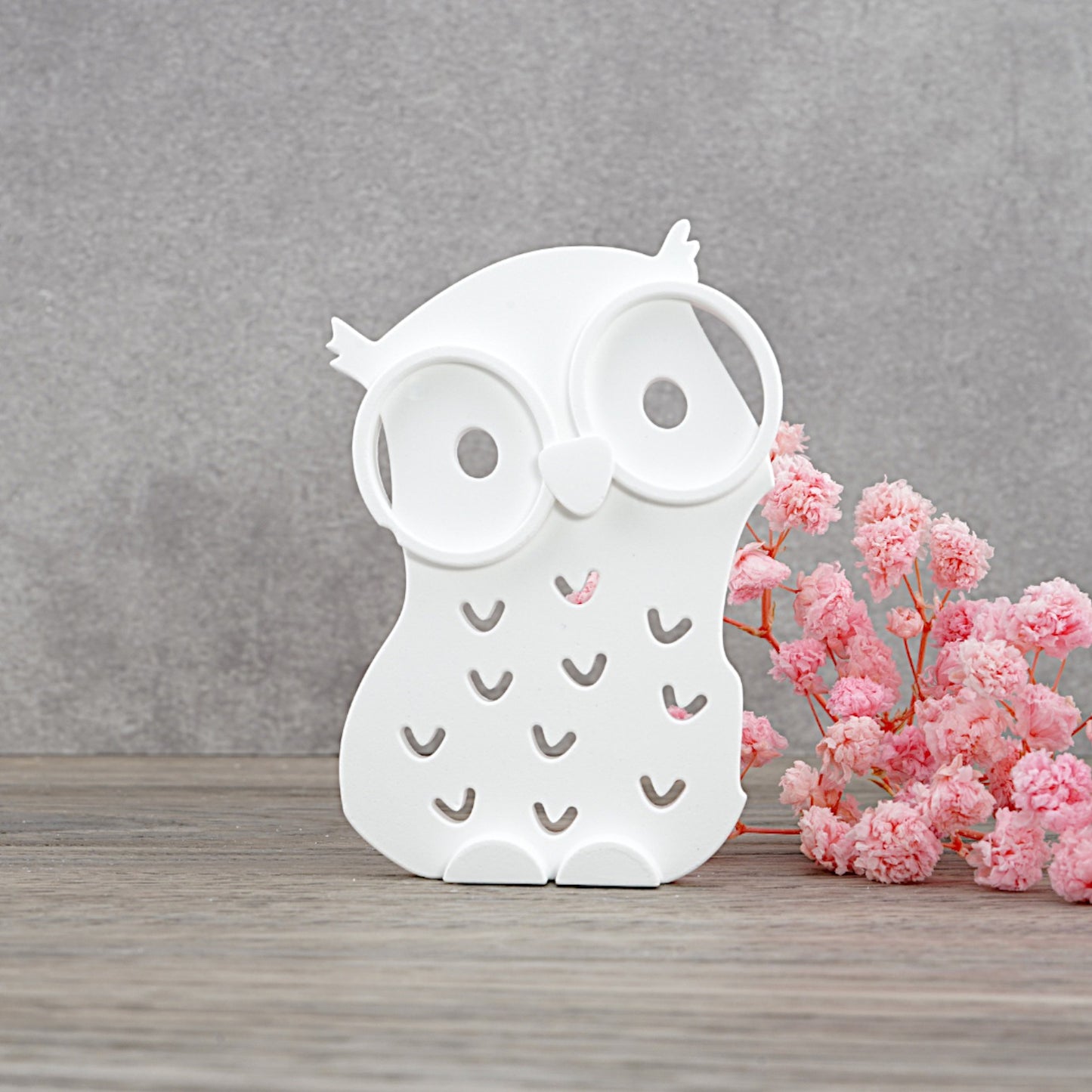 EMMA Eule "mittel" 6cm - Lichtkörper [Silikon-Gießform]