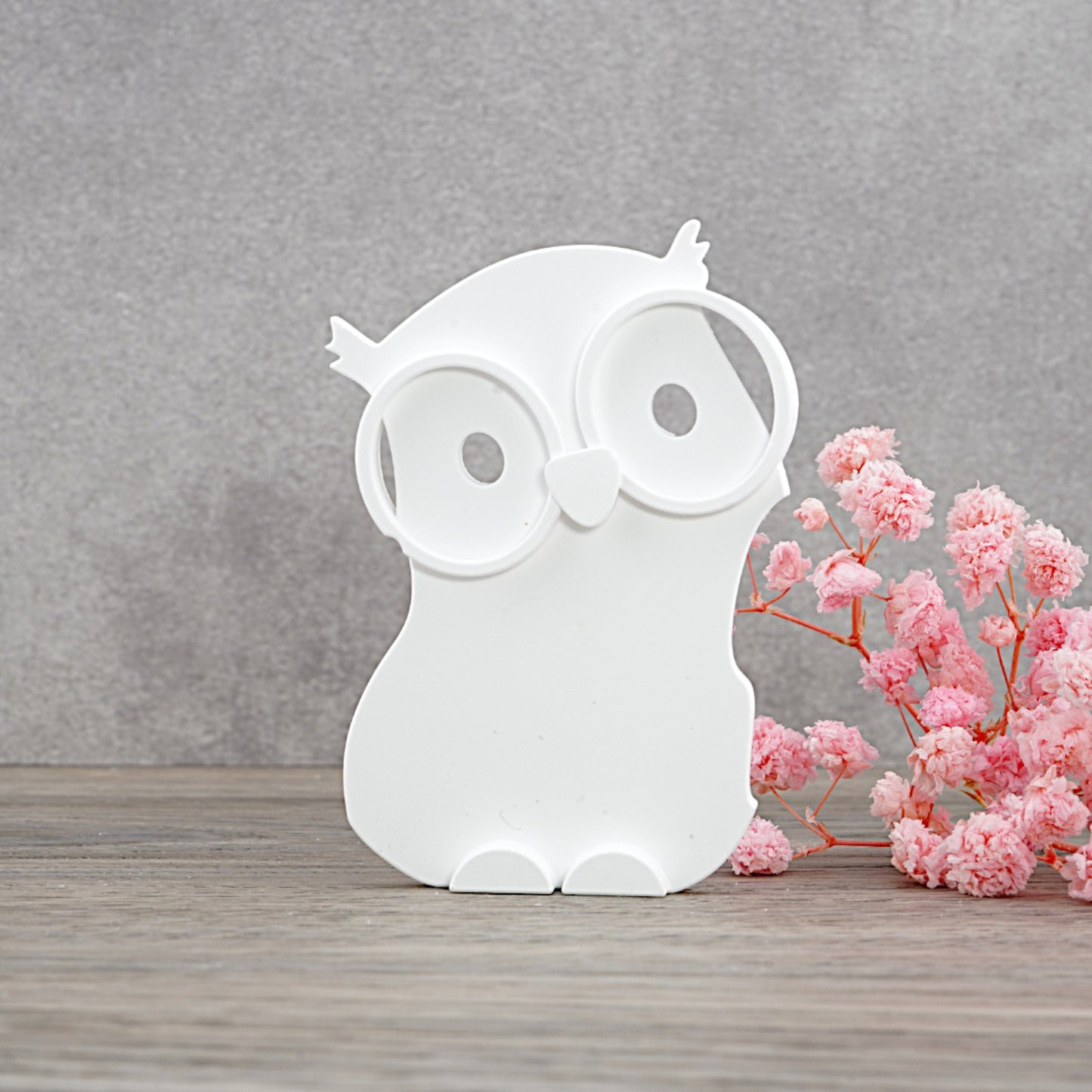 EMMA Eule "mittel" 6cm - Lichtkörper [Silikon-Gießform]