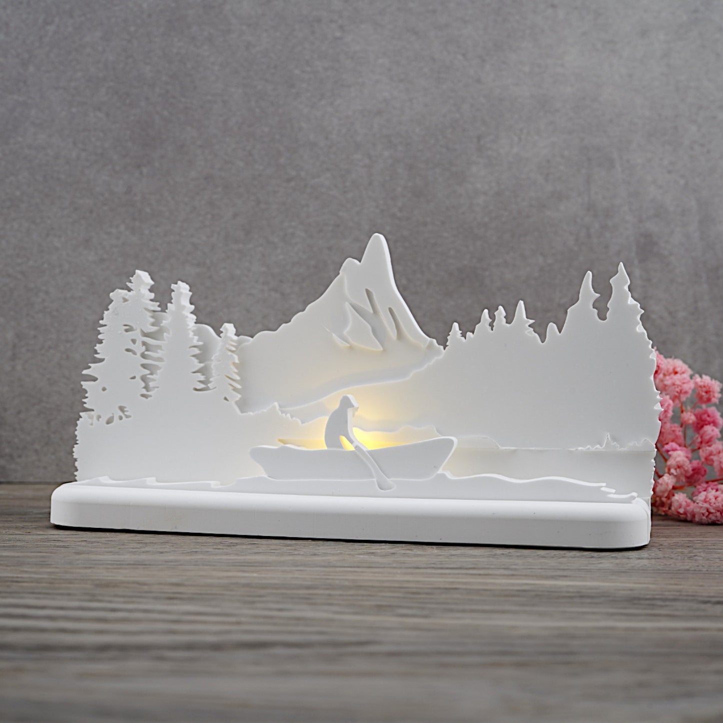 Leuchtbogen "Berge" [Silikon-Gießform]