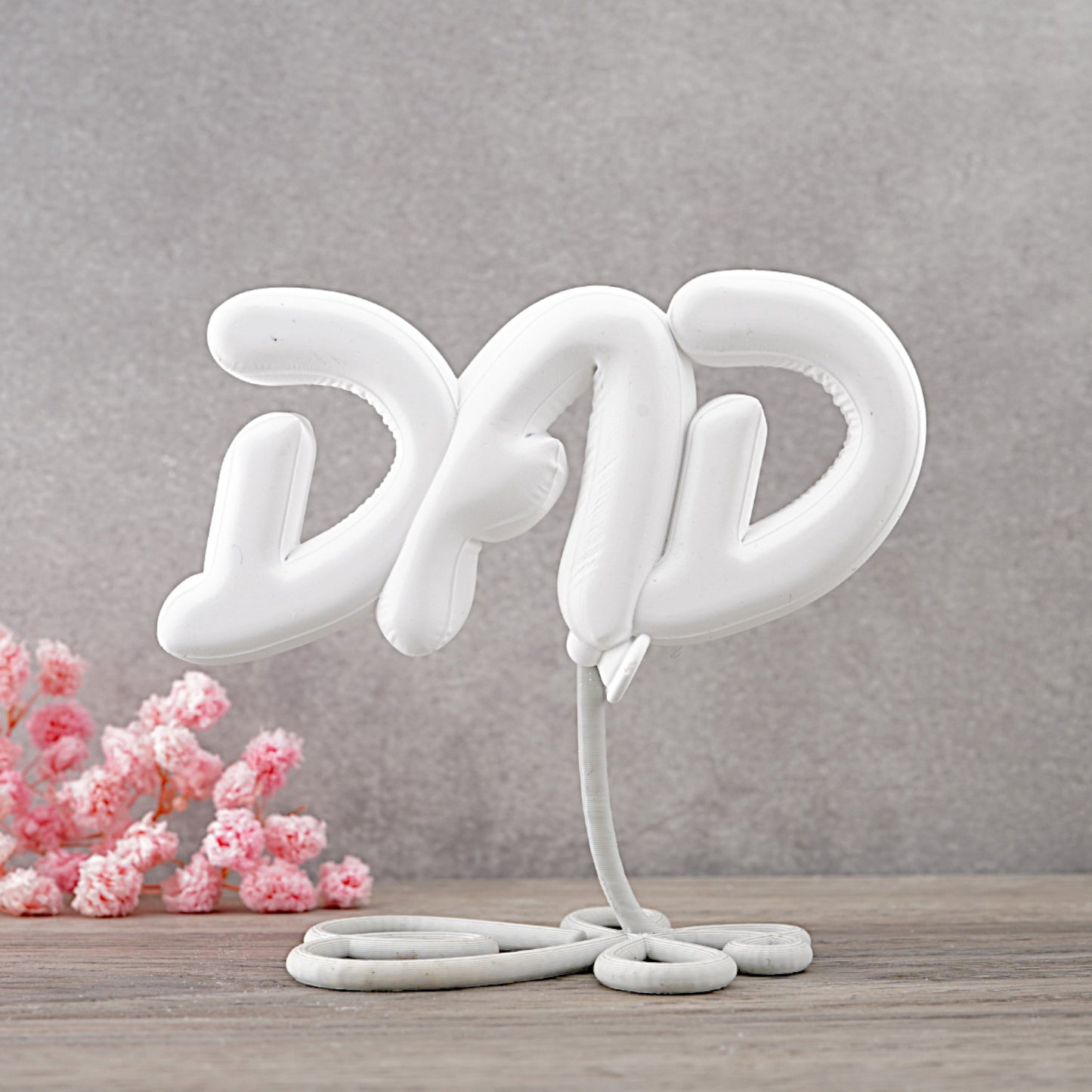 Balloonimal Schriftzug "DAD" [Silikon-Gießform]