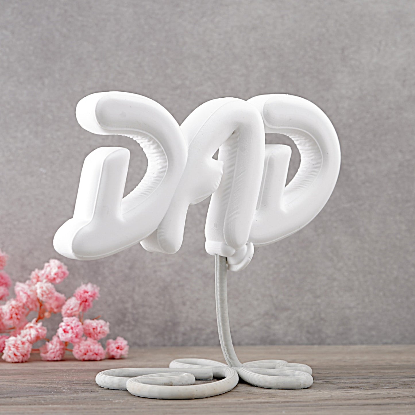 Balloonimal Schriftzug "DAD" [Silikon-Gießform]