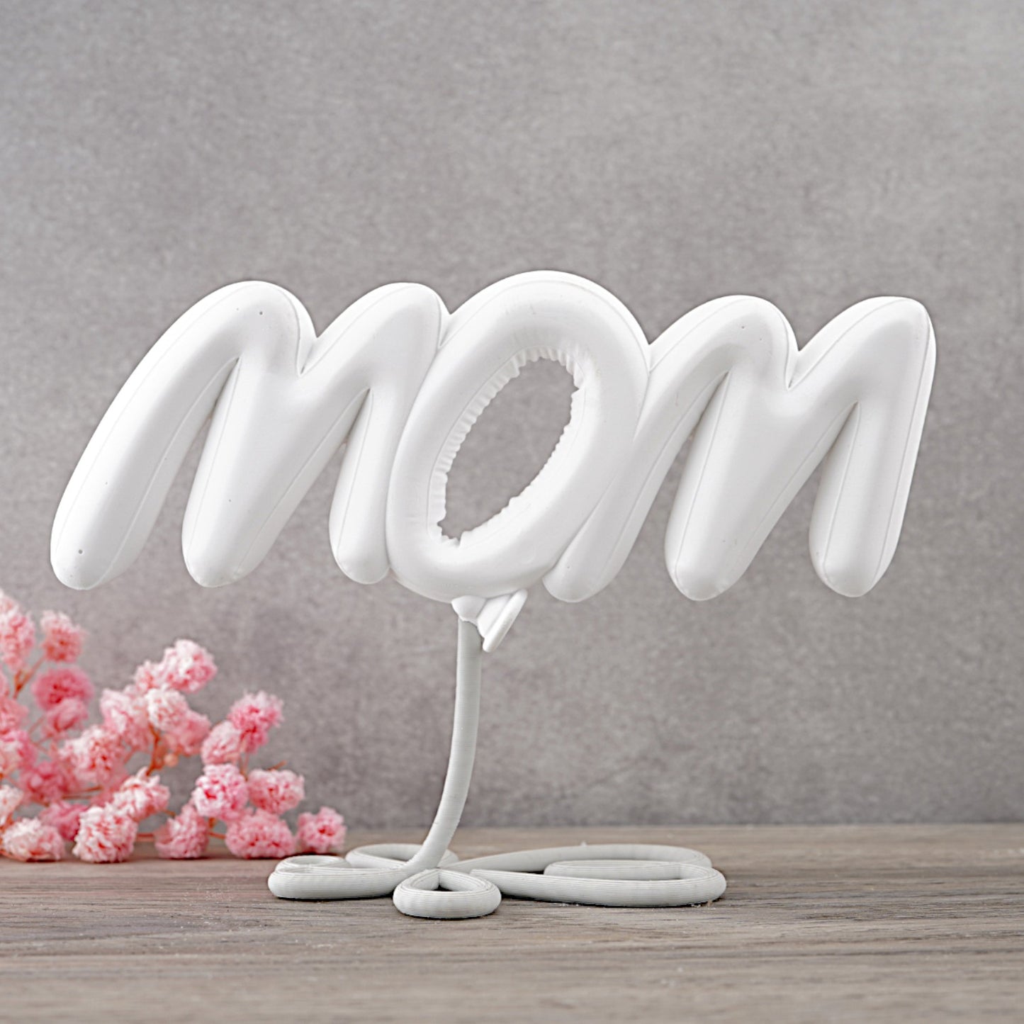 Balloonimal Schriftzug "MOM" [Silikon-Gießform]