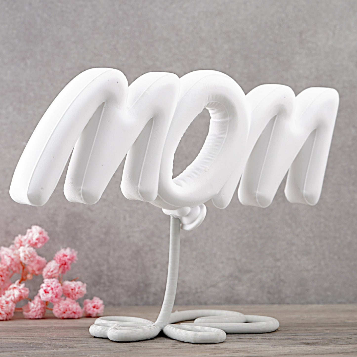 Balloonimal Schriftzug "MOM" [Silikon-Gießform]