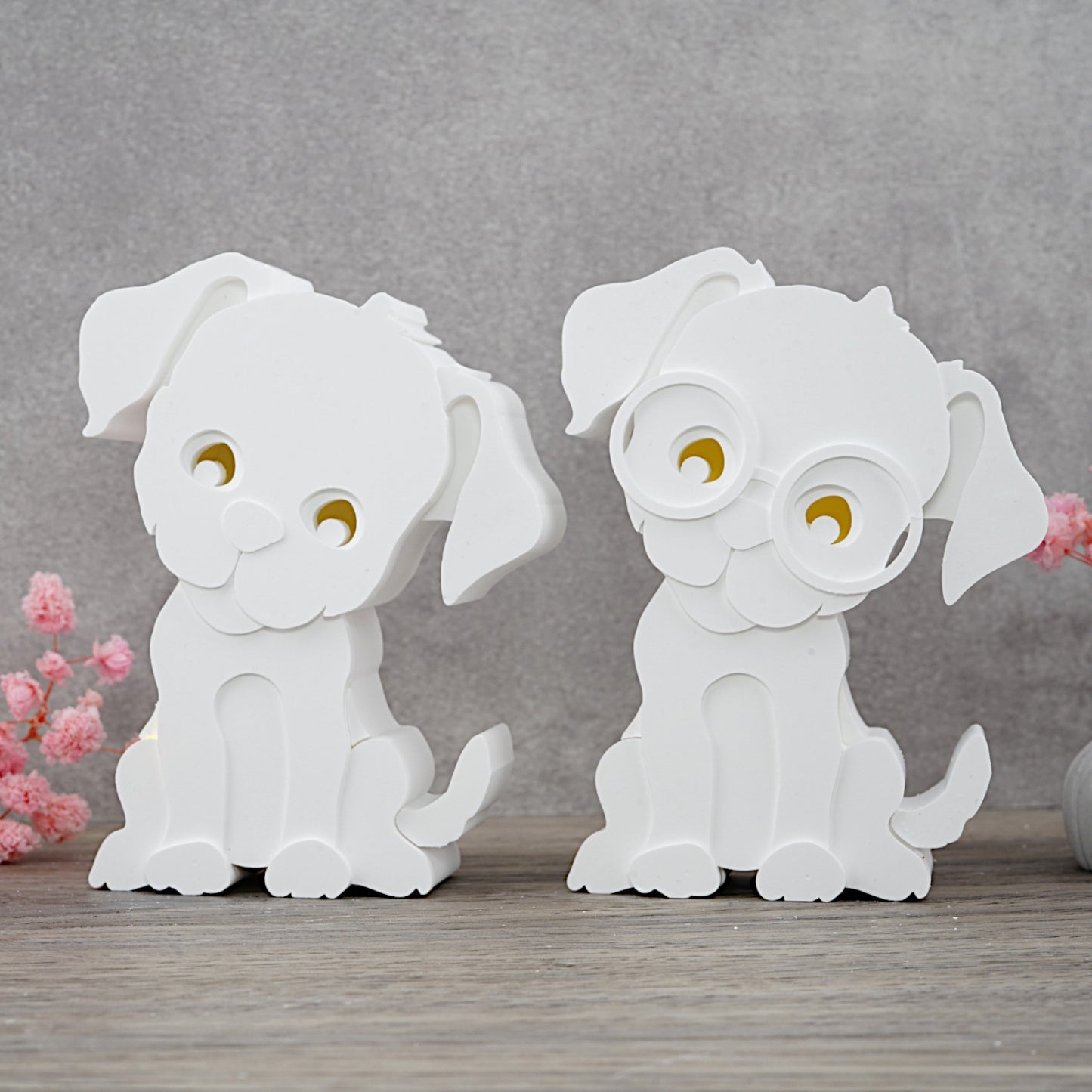 HUGO Hund - Lichtkörper [Silikon-Gießform]