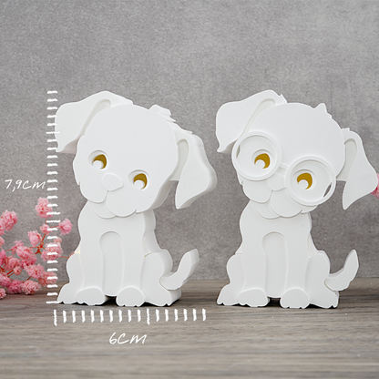 HUGO Hund - Lichtkörper [Silikon-Gießform]