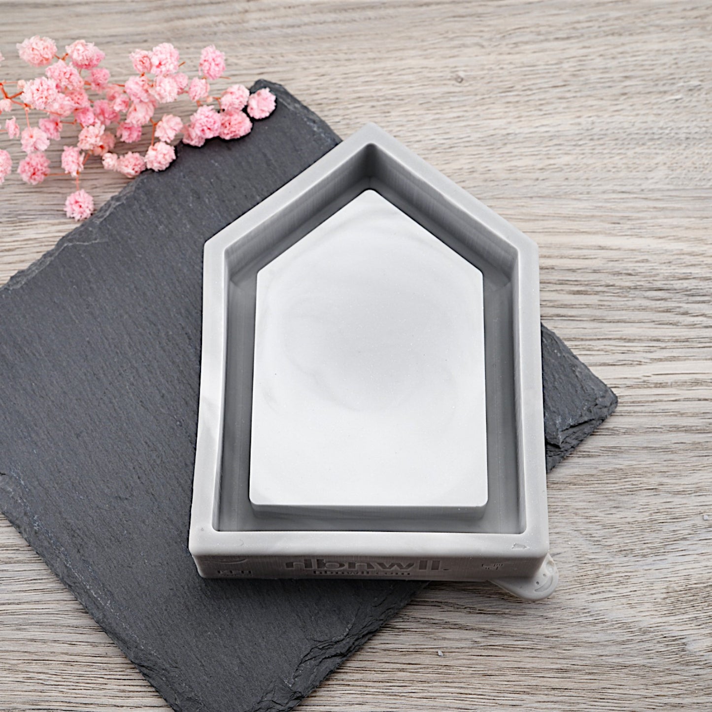 Silikon Gießform Haus 2in1