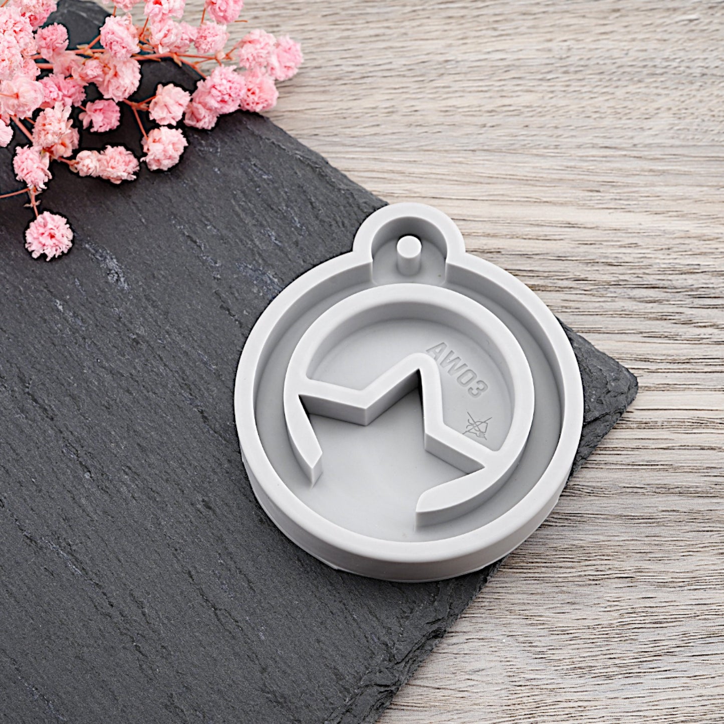 Stern Anhänger Silikon Gießform