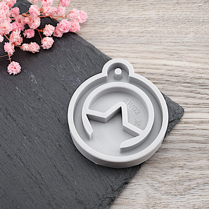 Stern Anhänger Silikon Gießform