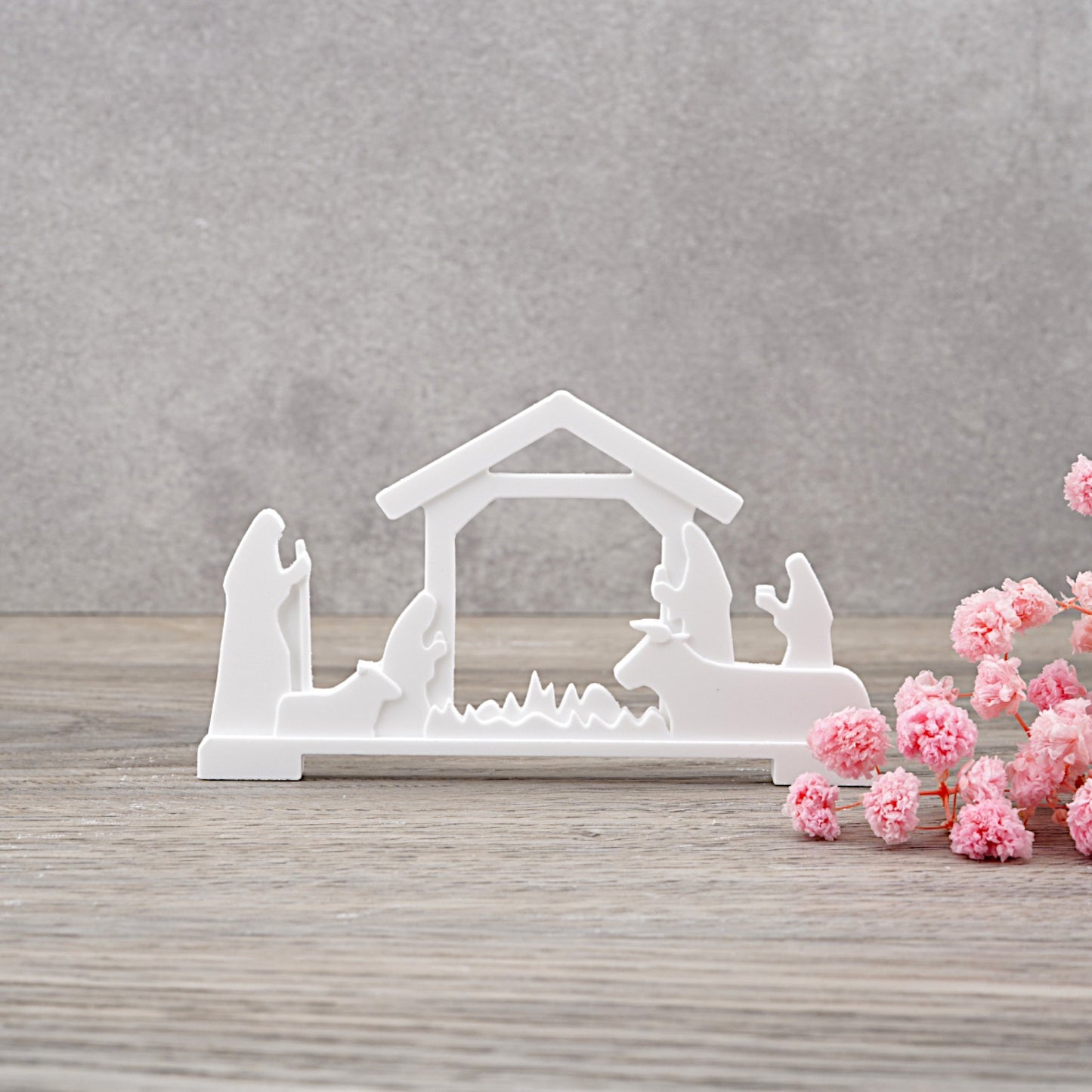 Leuchtbogen "mini Krippe" [Silikon-Gießform]