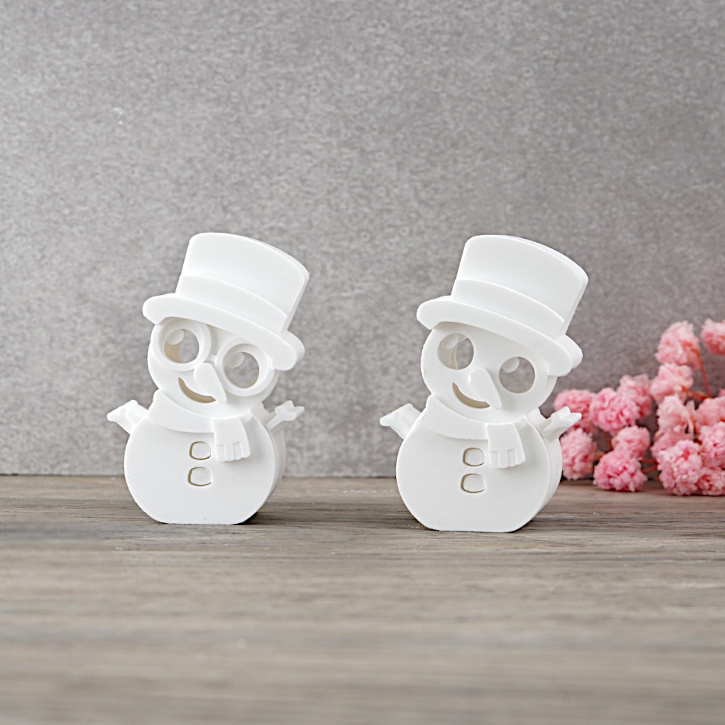 Mini Schneemann [Silikon Gießform]