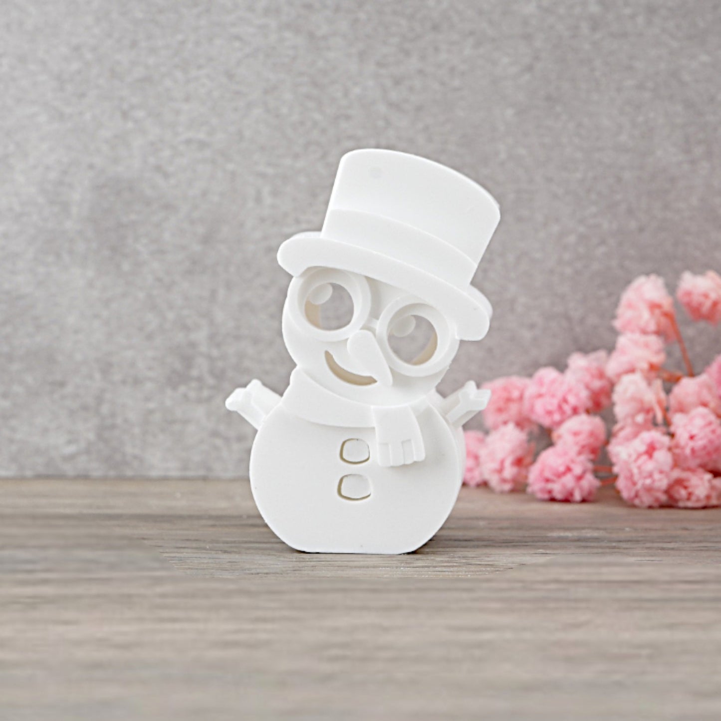 Mini Schneemann [Silikon Gießform]