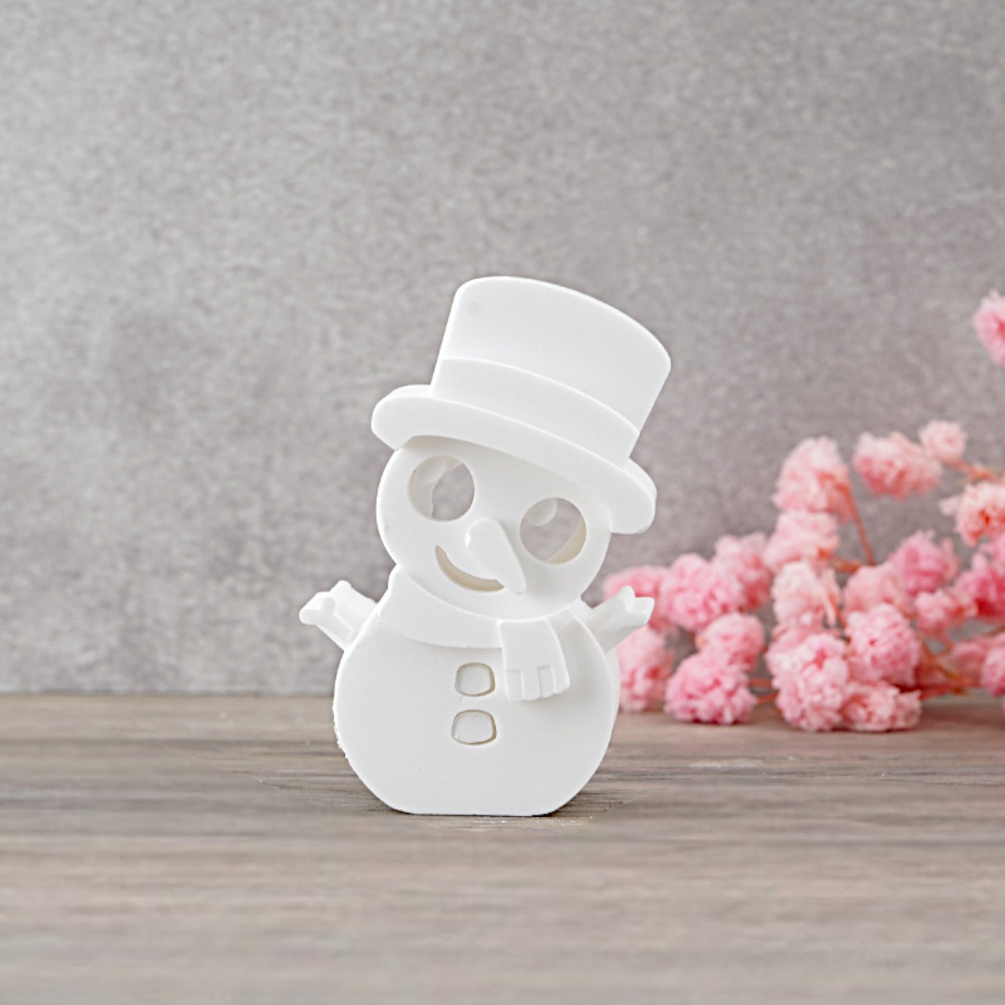 Mini Schneemann [Silikon Gießform]