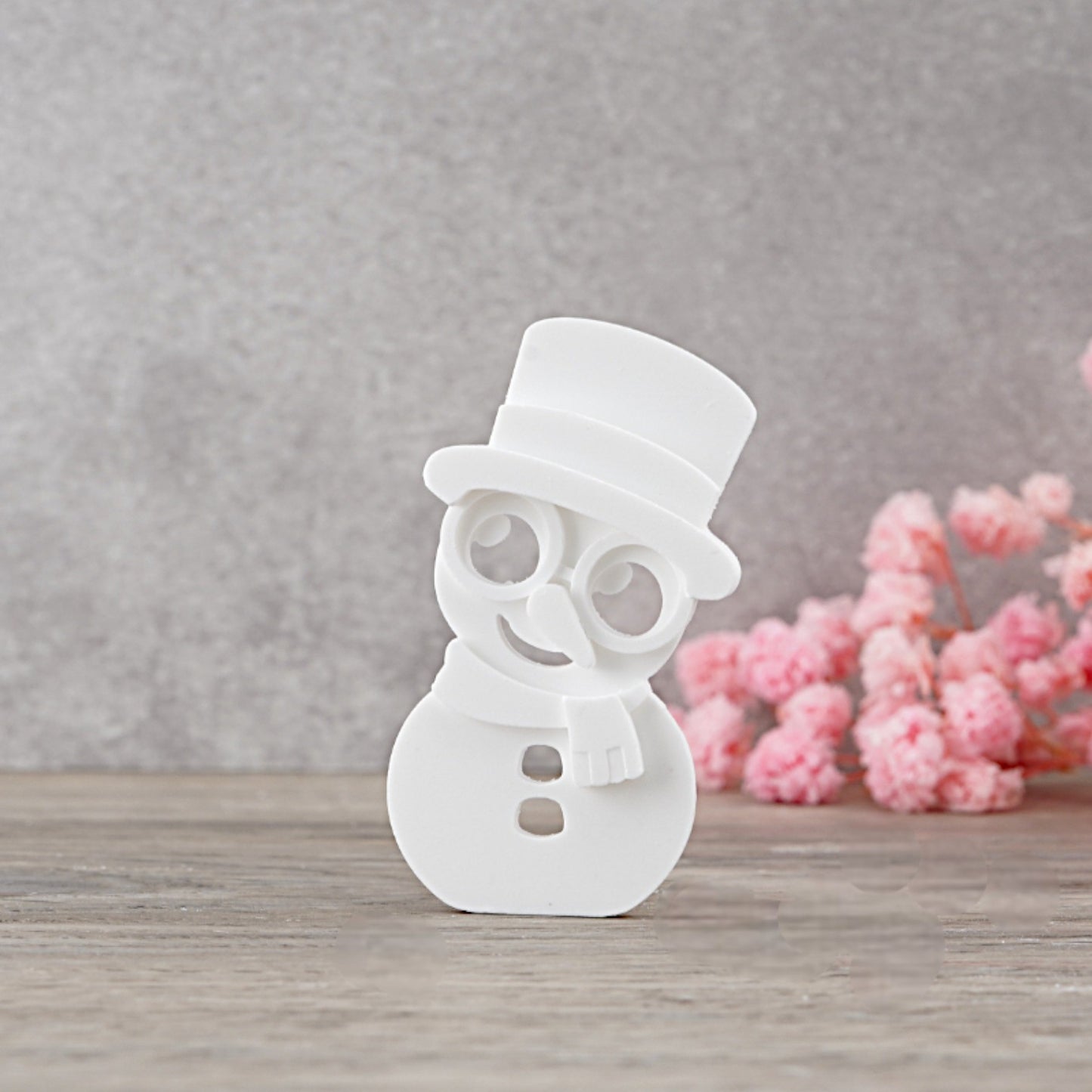 Mini Schneemann [Silikon Gießform]