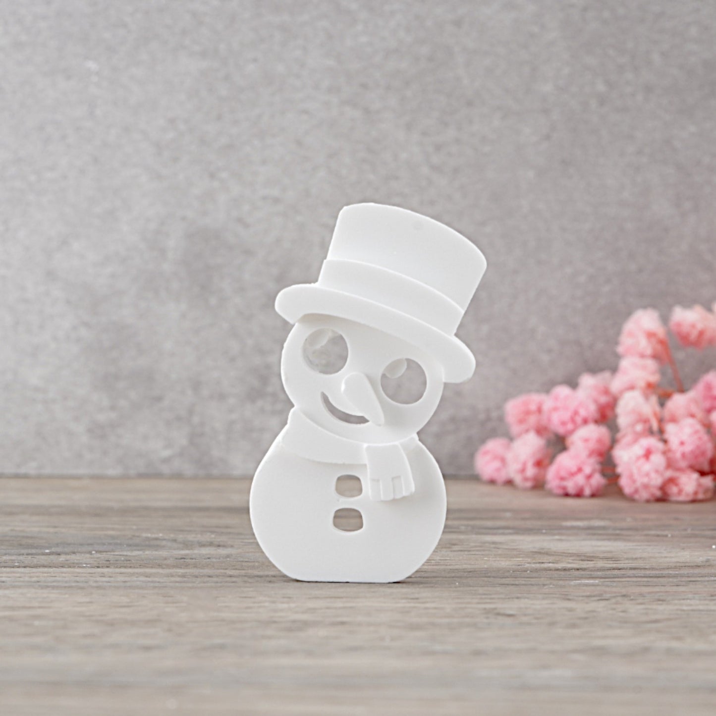 Mini Schneemann [Silikon Gießform]