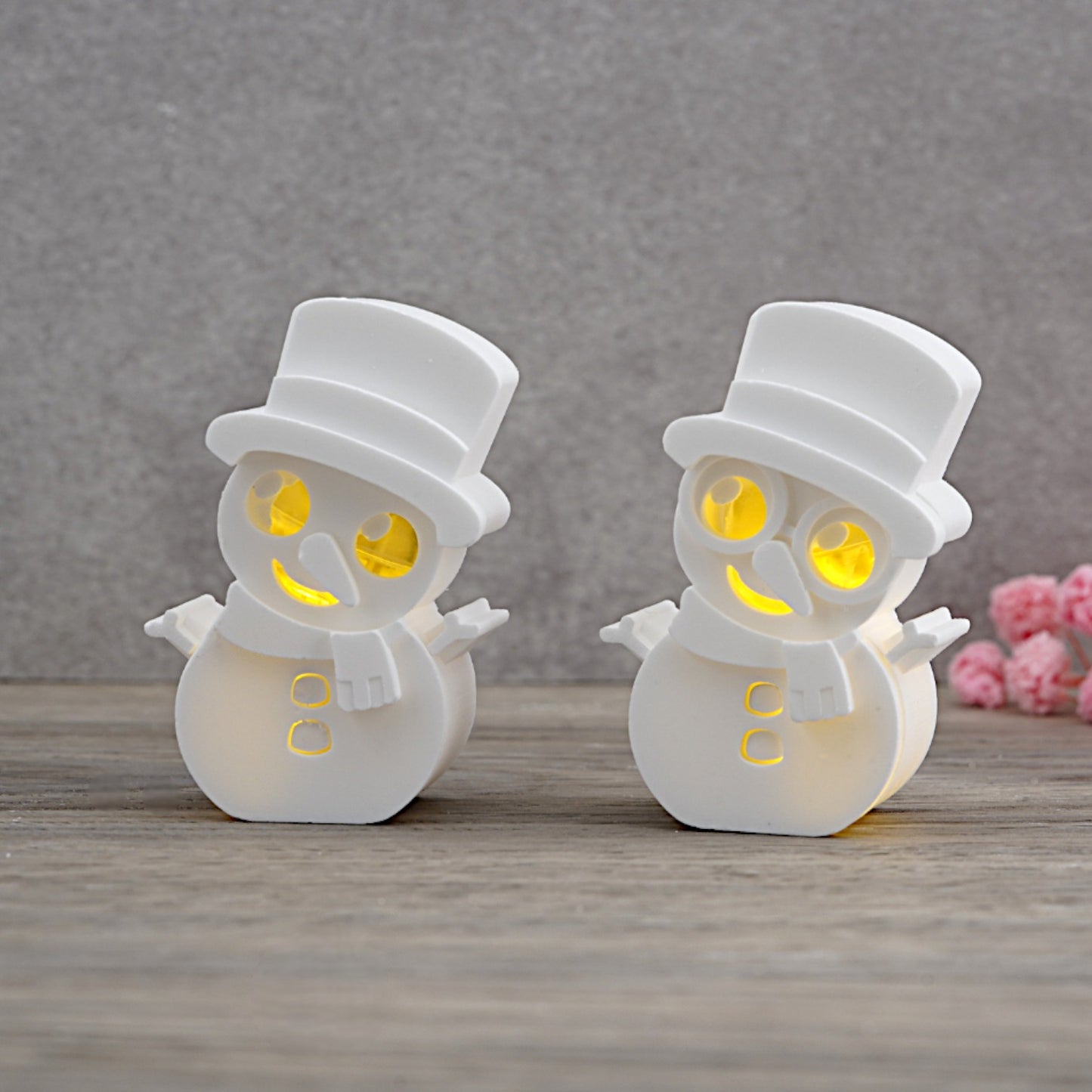 Mini Schneemann [Silikon Gießform]