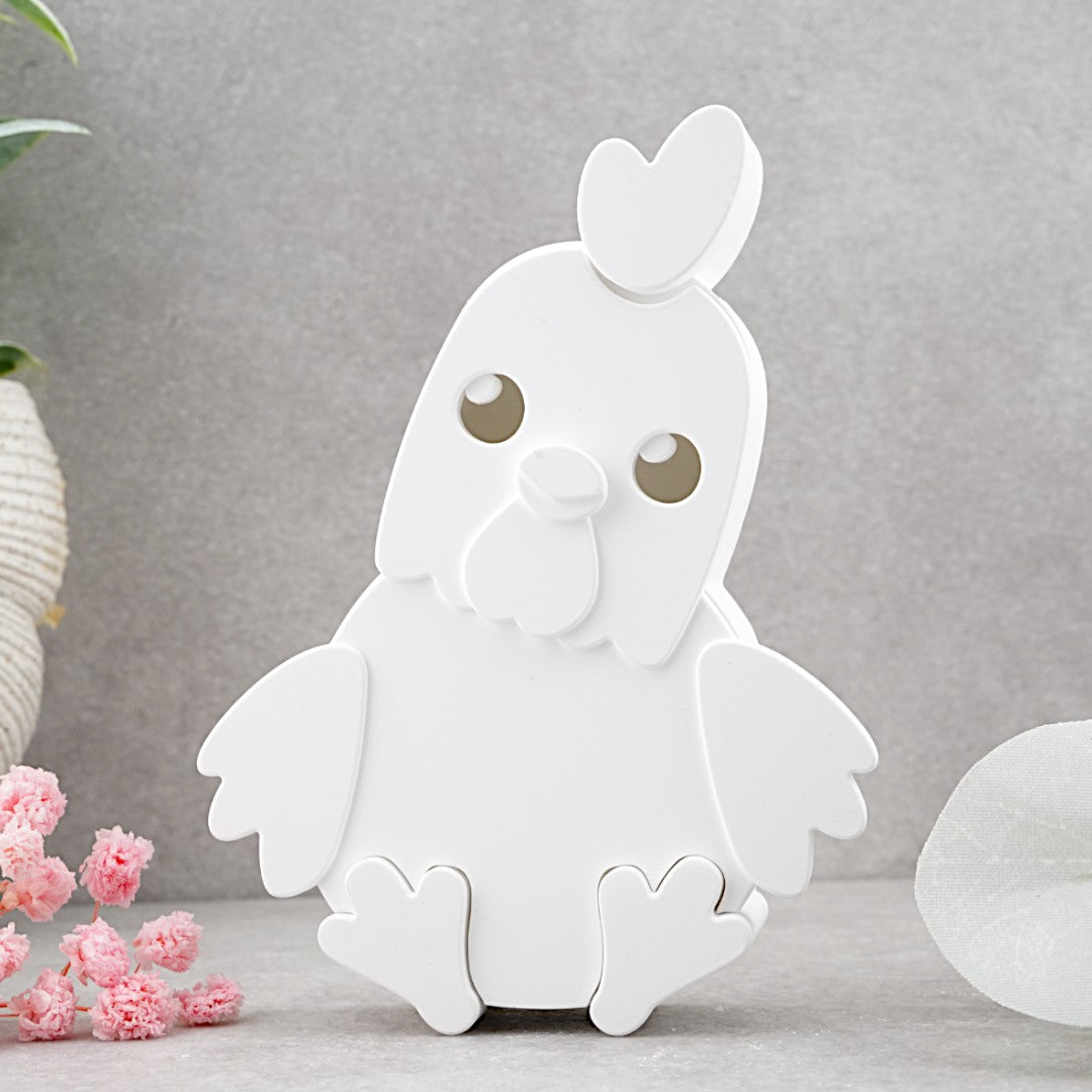 "HANSI" Hahn Leuchtkörper [Silikon- Gießform]