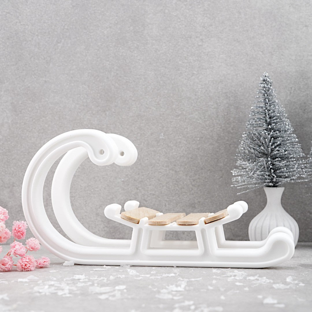 Mini Schlitten "abgerundet" Silikon Gießform