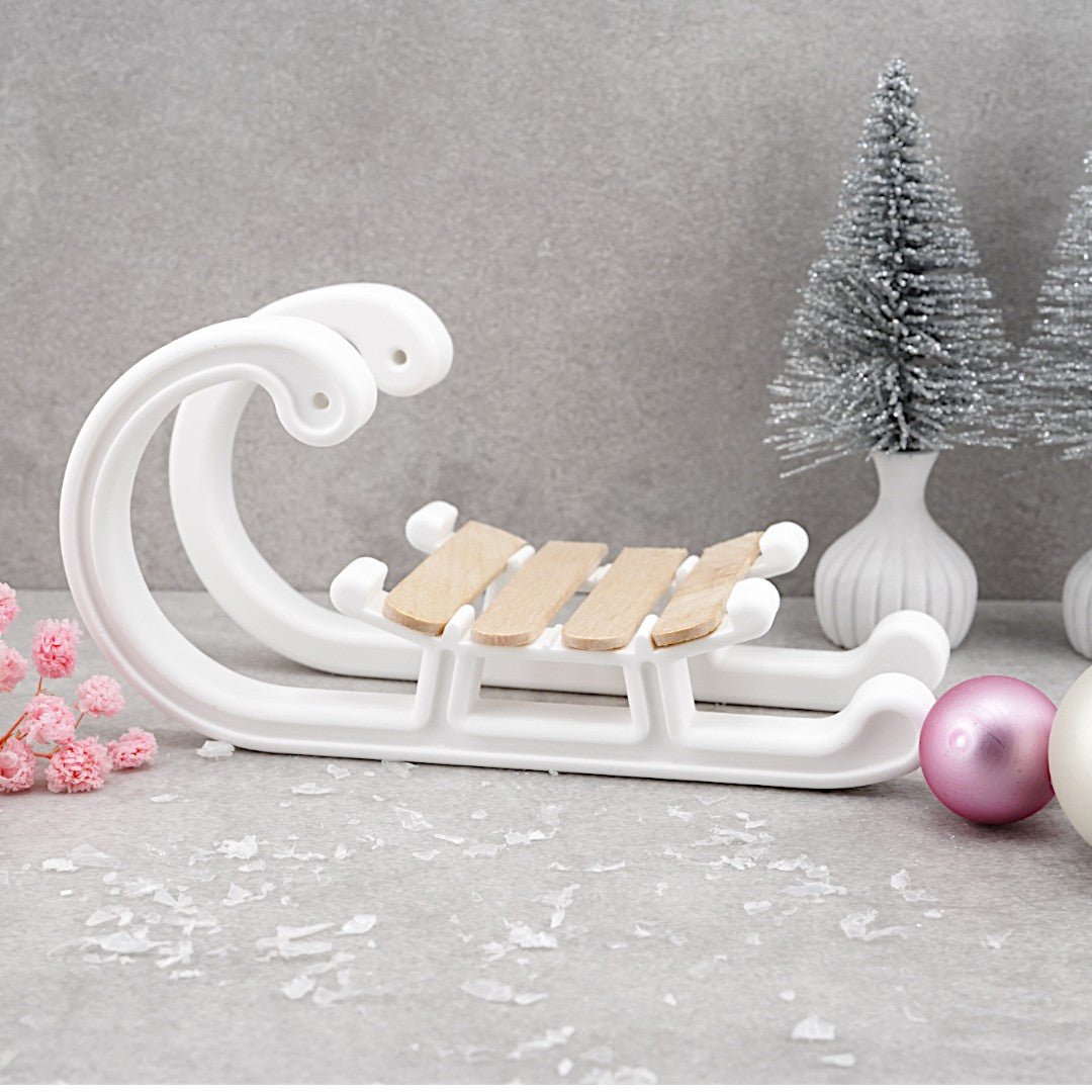 Mini Schlitten "abgerundet" Silikon Gießform