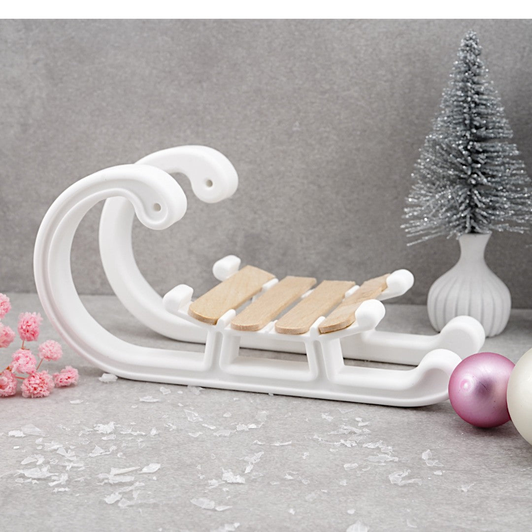 Mini Schlitten "abgerundet" Silikon Gießform