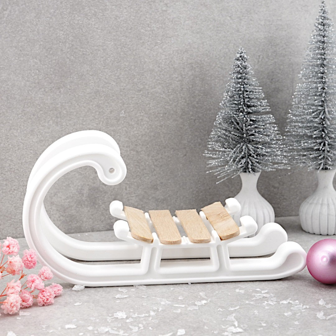 Mini Schlitten "abgerundet" Silikon Gießform