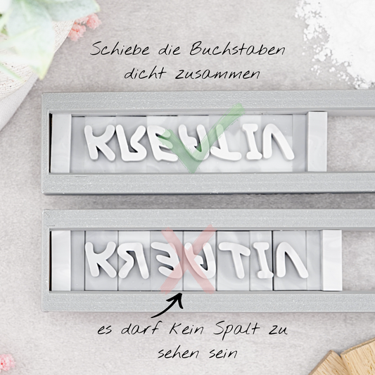 Letterino · Letter Zahlen · Typ B · Horizontal · 0-9