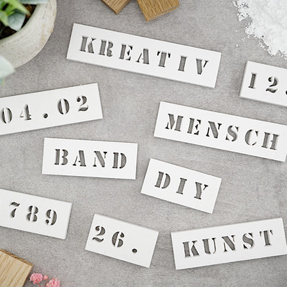 Letterino · Starter-Set · Complete · Typ B · Horizontal · A-Z + 0-9