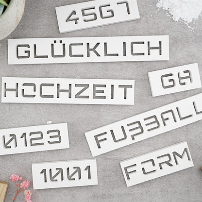 Letterino · Starter-Set · Complete · Typ C · Horizontal · A-Z + 0-9