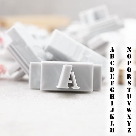 Letterino · Letter Einzeln · Typ B · Vertikal · A-Z