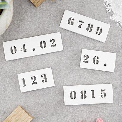 Letterino · Starter-Set · Free · Typ B · Horizontal · 0-9