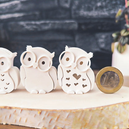 EMMA Eule "mini" 4cm Lichtkörper [Silikon-Gießform]