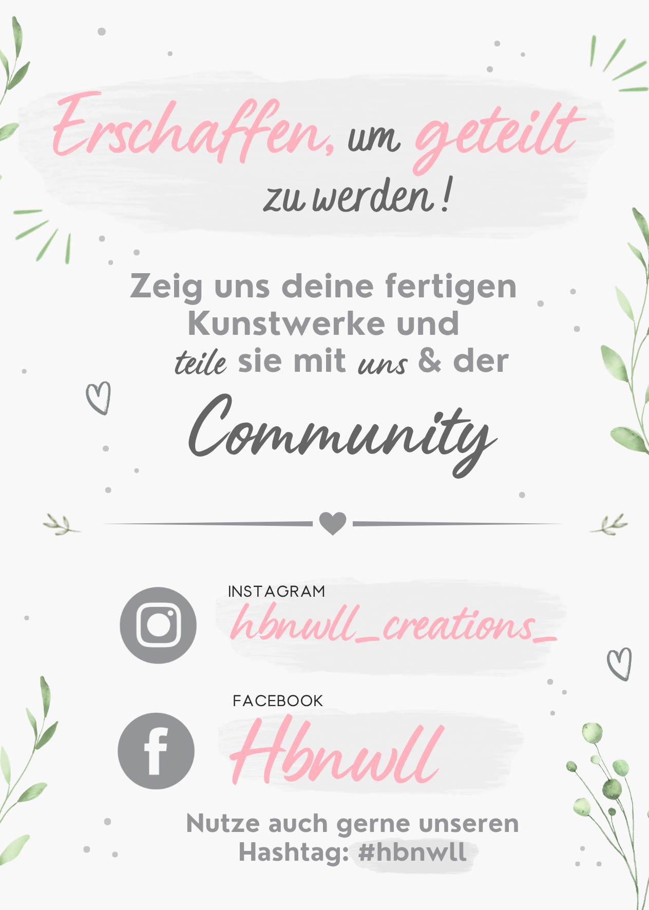 Rub On randlos •Herbst Sprüche• A5 Bogen