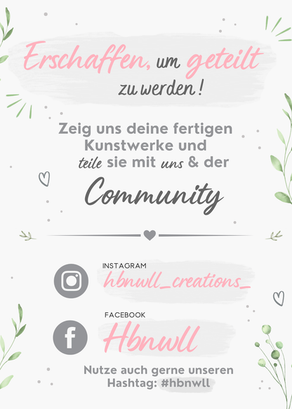 Rub On randlos •Herbst Sprüche• A5 Bogen