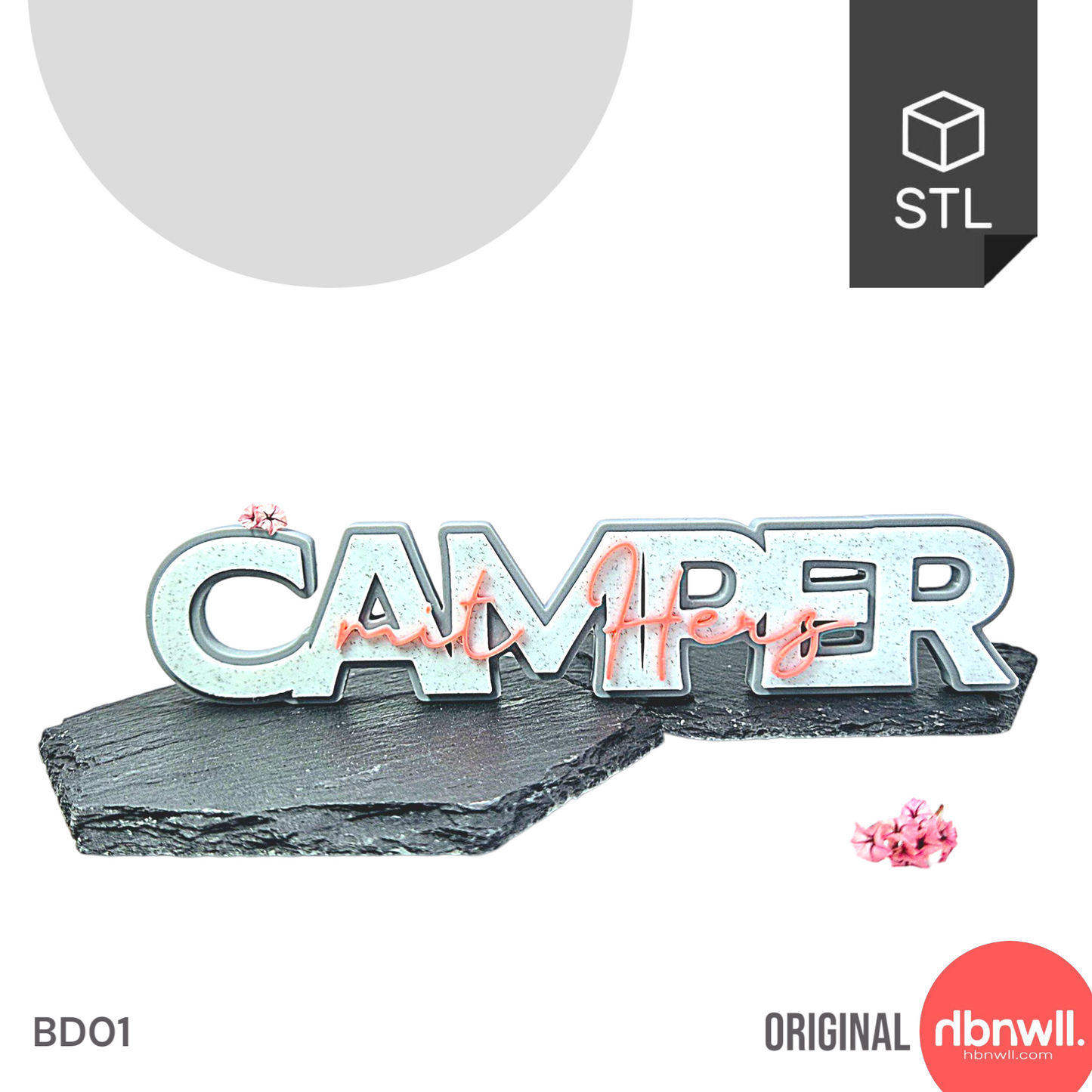 "CAMPER" - 3D Schrift [Druckdatei]
