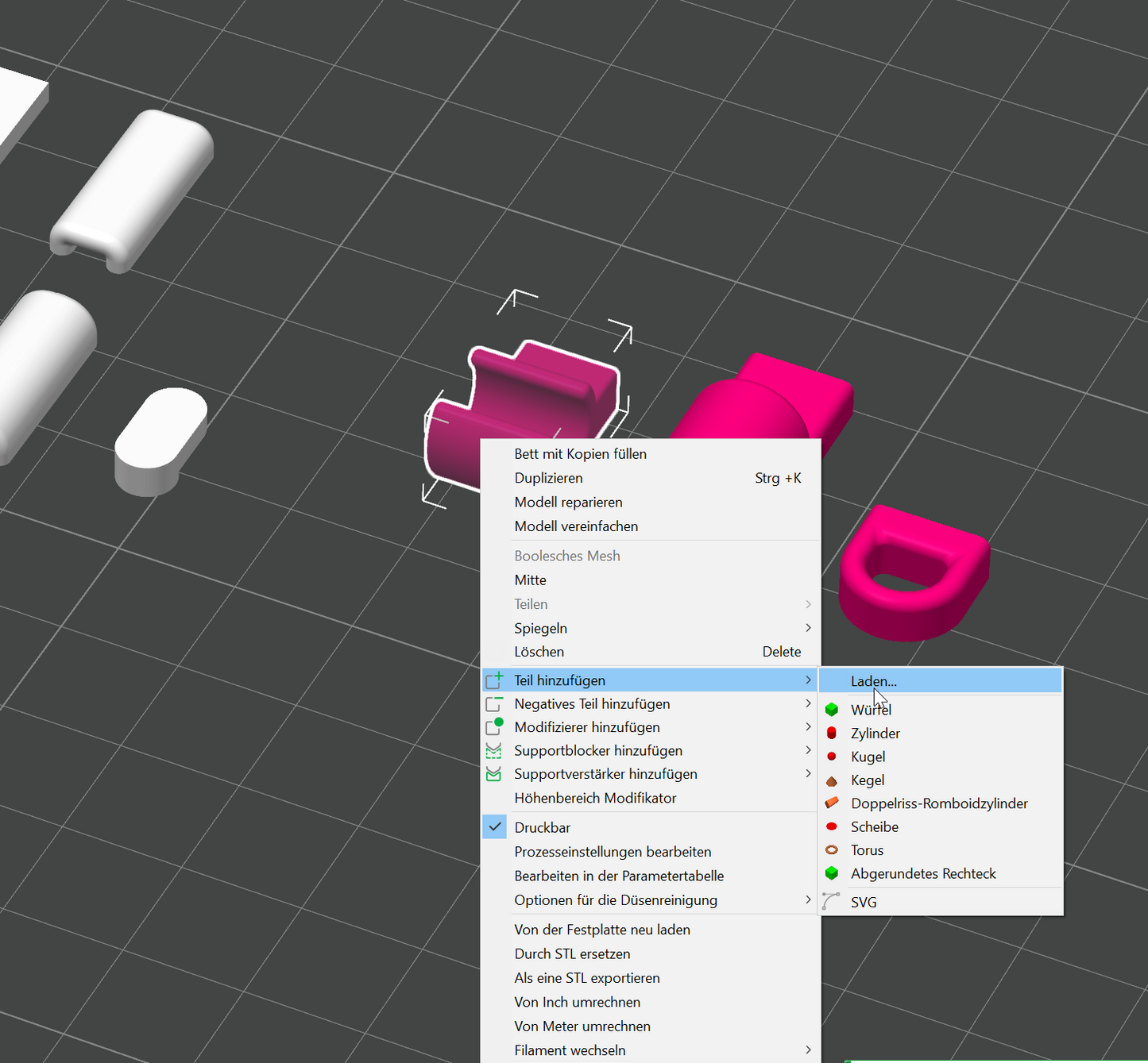 Tuning Teile SET für 3D Schrift [Druckdatei]