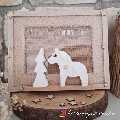 "DALINA" Dalapferd Leuchtkörper [Silikon-Gießform]