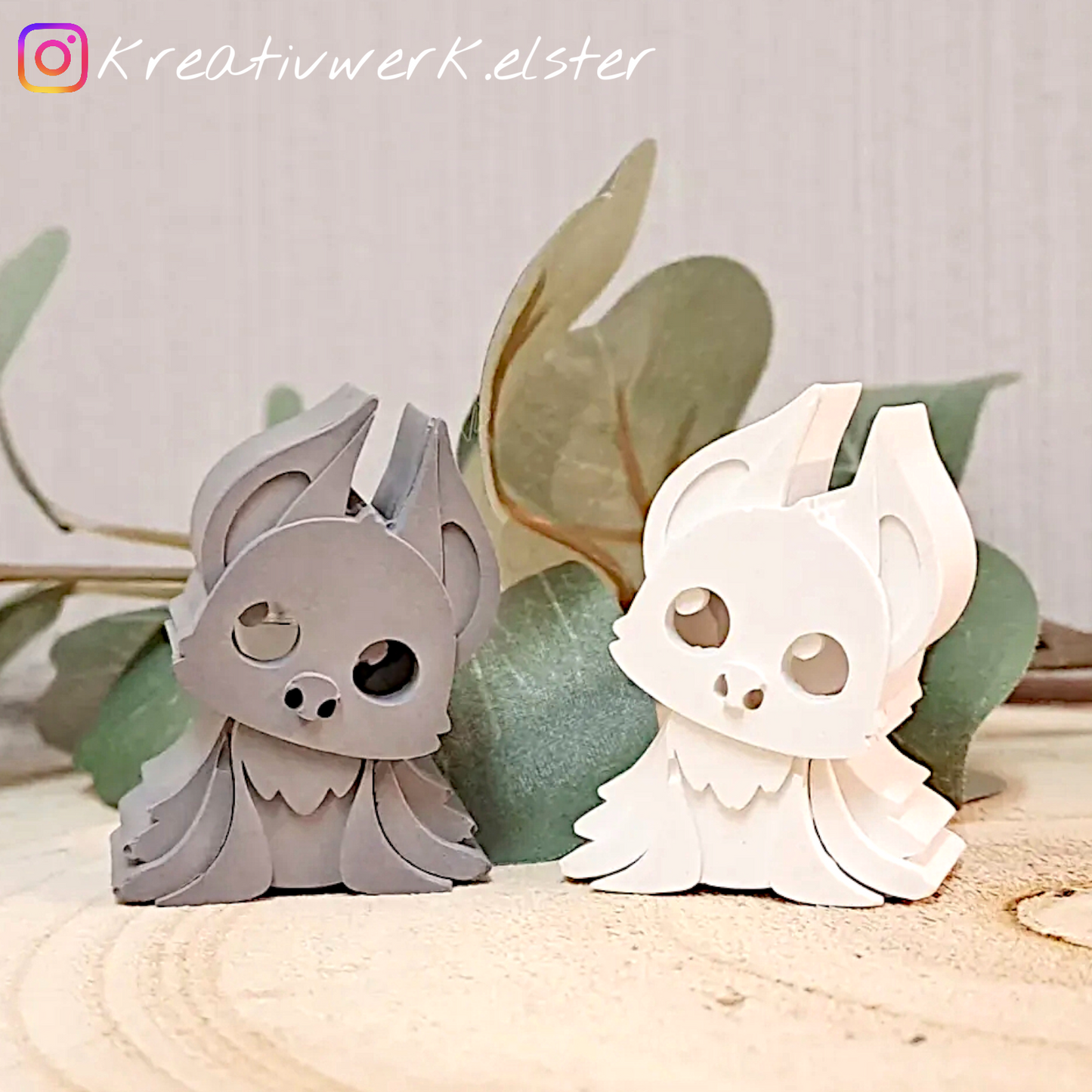 Mini Fledermaus [Silikon-Gießform]