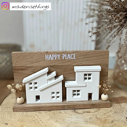 Silikon Gießform moderne 4er Häuser