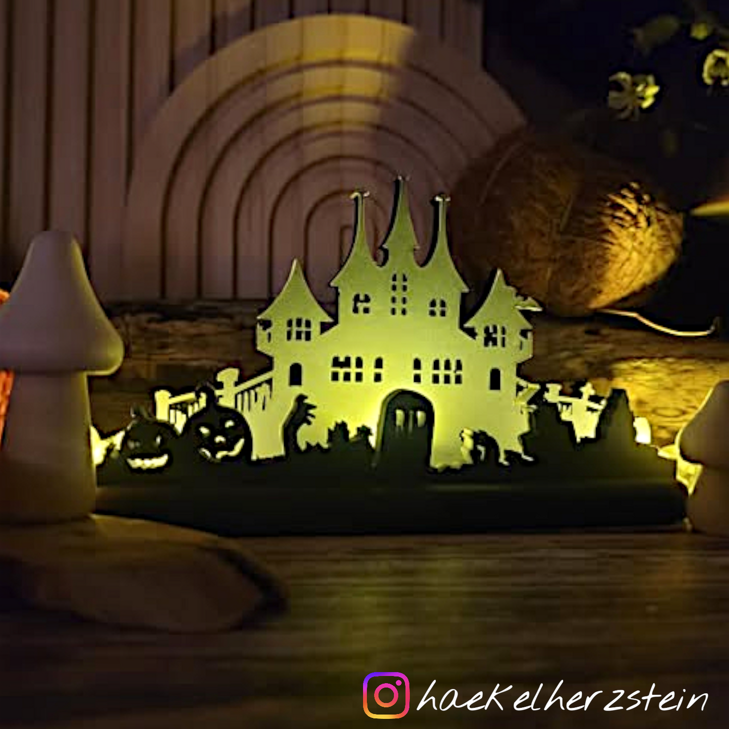 Leuchtbogen "Halloween" [Silikon-Gießform]