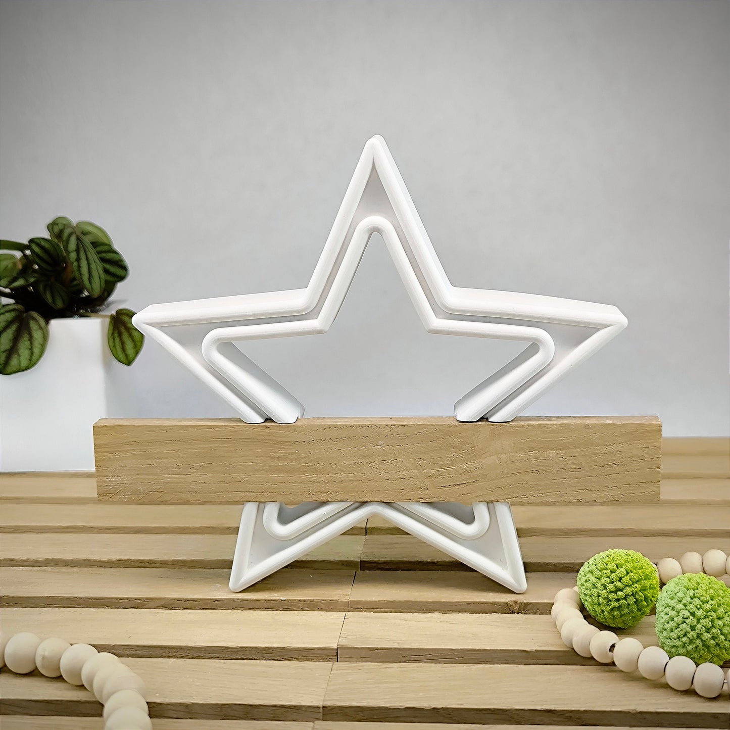 Silikon Gießform Stern/Klötzchen groß/abgerundet