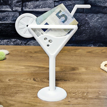 Silikon-Gießform Gutschein/Cocktail Glas Geldgeschenk