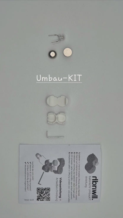 Ballonlicht Umbau-KIT slim 6er Set