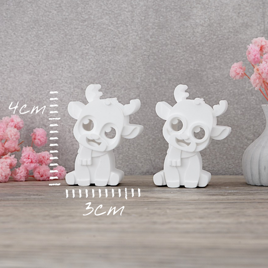 Mini Rentier [Silikon Gießform]