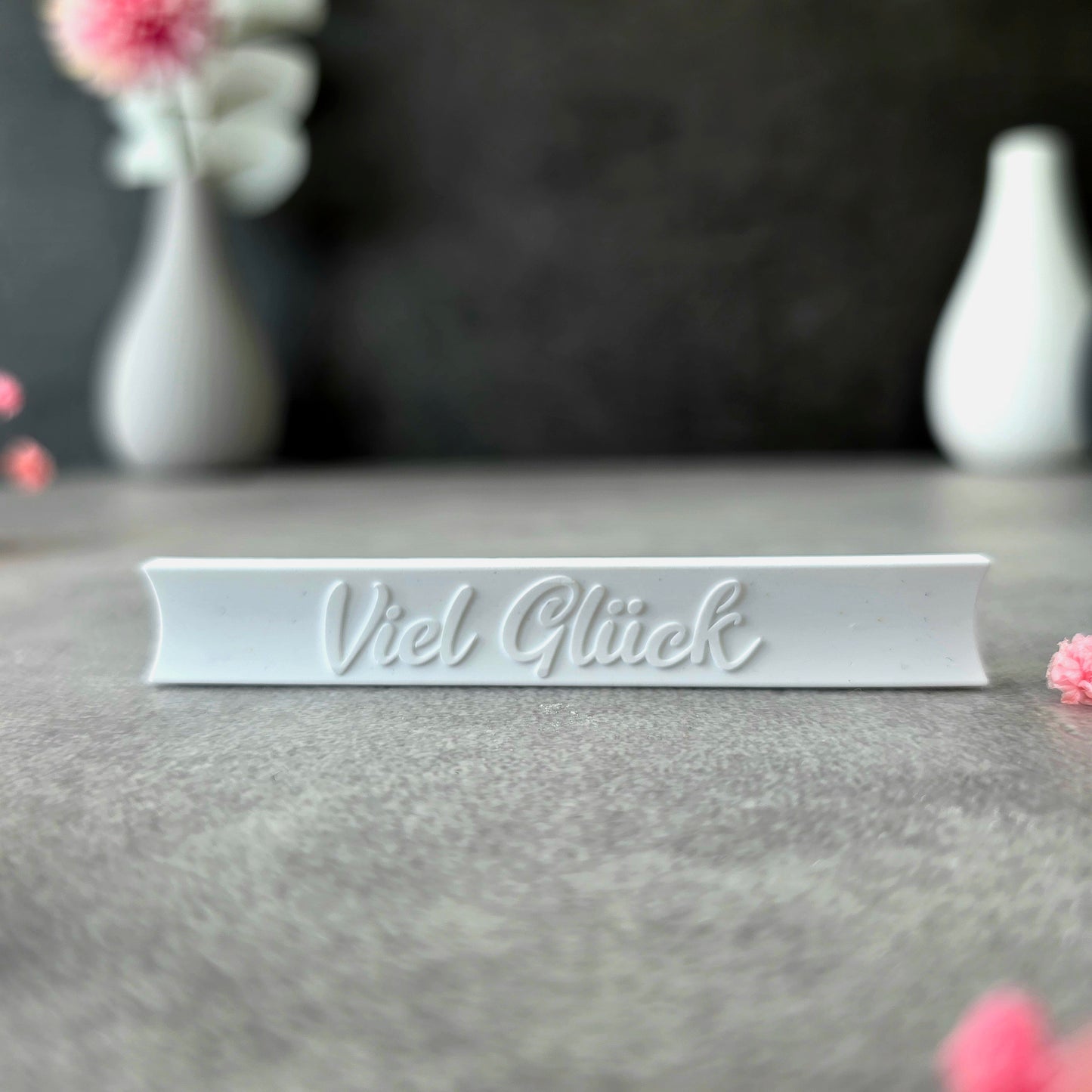 Mini Klötzchen "Viel Glück"