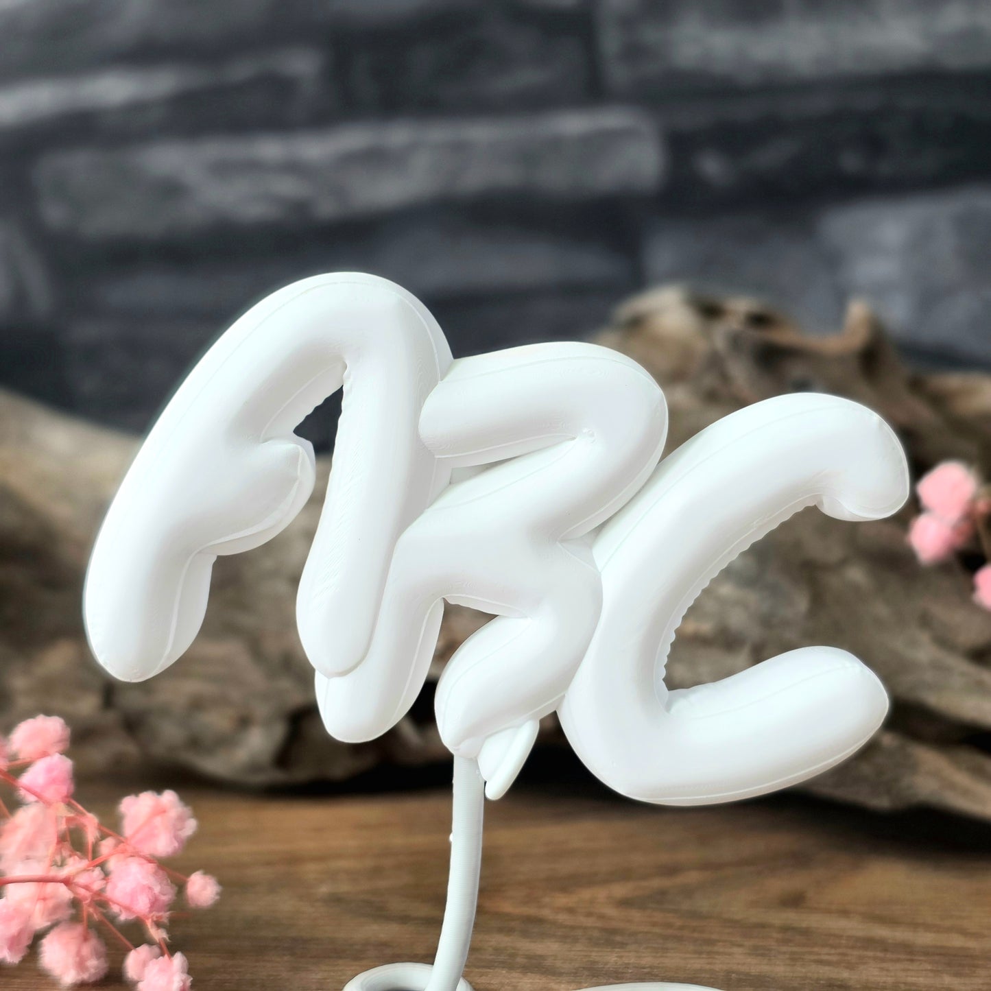 Balloonimal Schriftzug "ABC" [Silikon-Gießform]