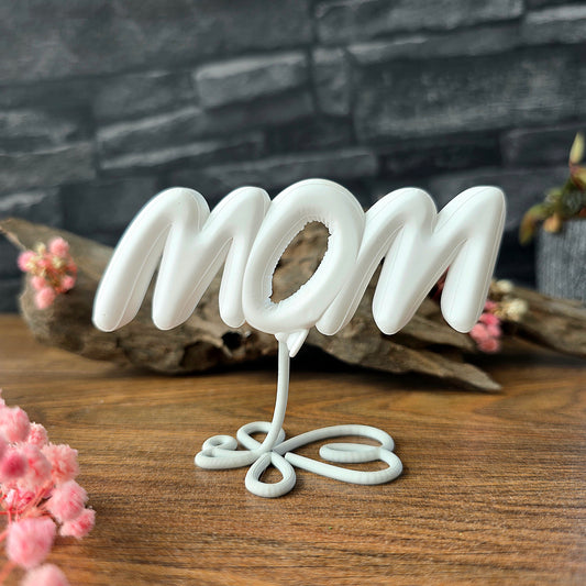 Balloonimal Schriftzug "MOM" [Silikon-Gießform]