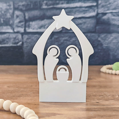 Silikon Gießform Einschieber Krippe