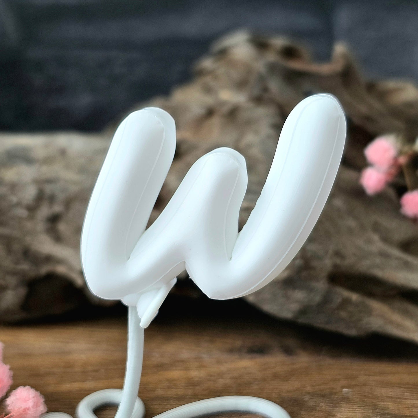 Balloonimal Buchstabe W [Silikon-Gießform]