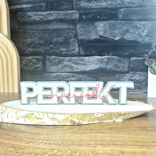 "PERFEKT" - 3D Schrift [Druckdatei]