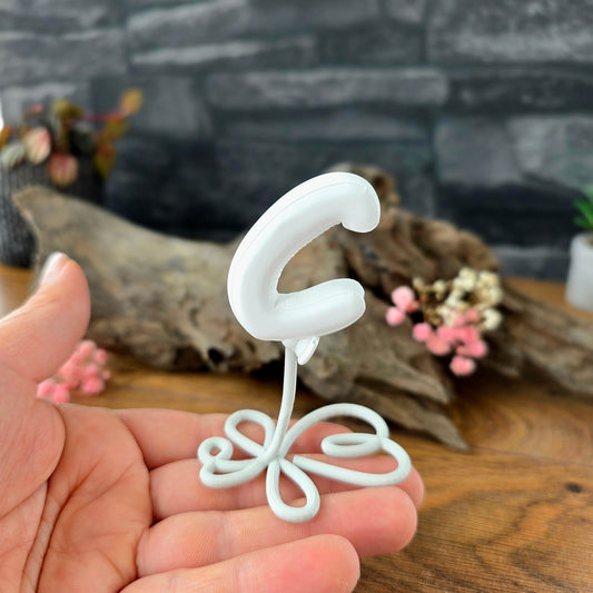 Balloonimal Buchstabe C [Silikon-Gießform]