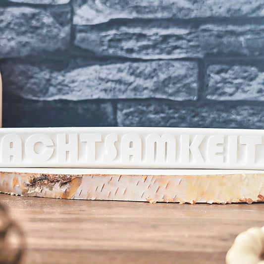 Silikon Gießform Achtsamkeit